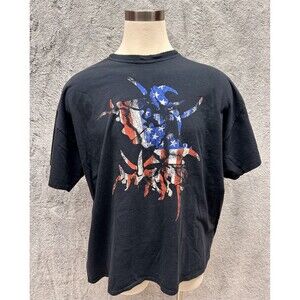 Vintage Y2K Sepultura 30 Years Anniversary Tour Band Tee Black 3XL 2015